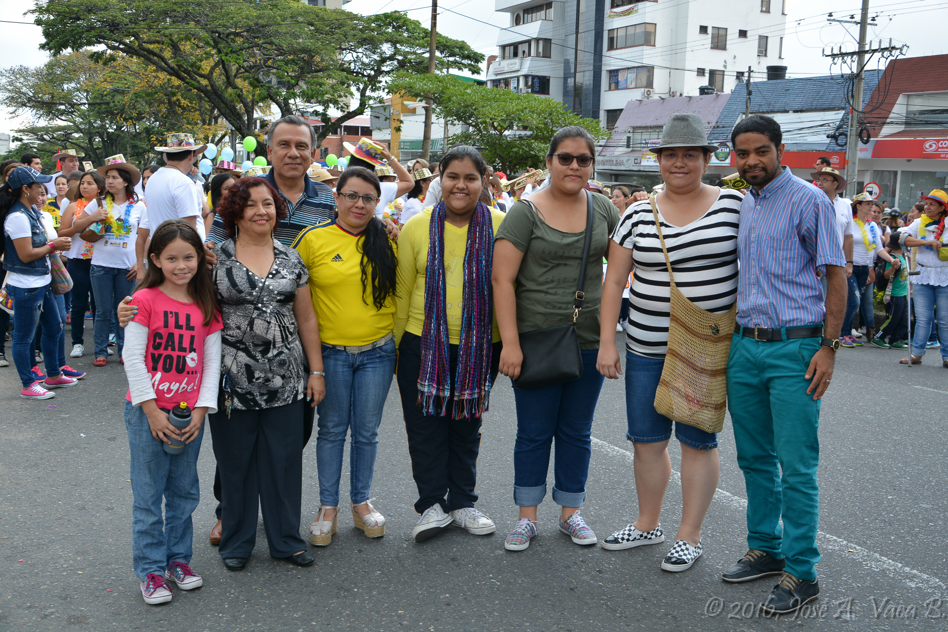 Left to right / De Izq. A Der. Angelica Lopez, Luz Amanda Valencia, Daniel Vargas, Meri Elen Soto, Maria José Ospina, Sarita Ospina, Milena Bautista y Rosemberg Ipuz.